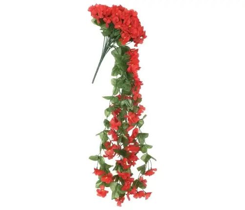 Ziemassvētku Ziedu Vītnes, 3 Gab., Sarkanas, 85 Cm Vidaxl