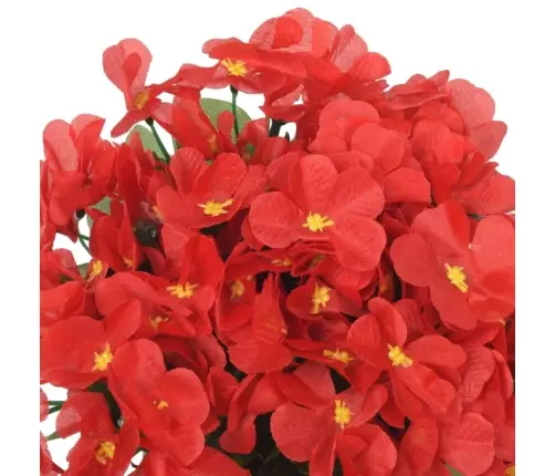 Ziemassvētku Ziedu Vītnes, 3 Gab., Sarkanas, 85 Cm Vidaxl