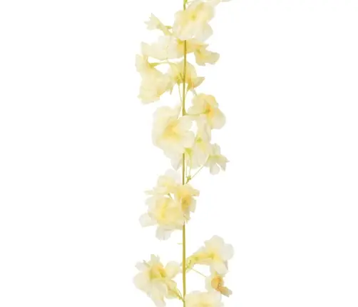 Ziemassvētku Ziedu Vītnes, 6 Gab., Šampanieša, 180 Cm Vidaxl