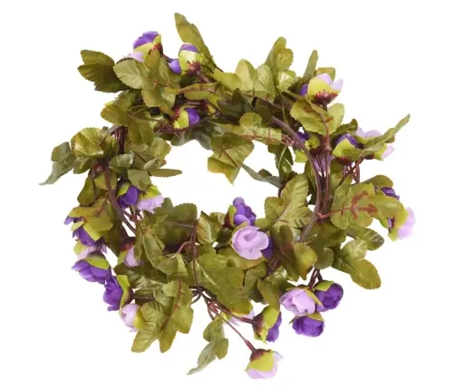 Kunstlilledega Jõulupärg 6 Tk, Helelilla, 215 Cm