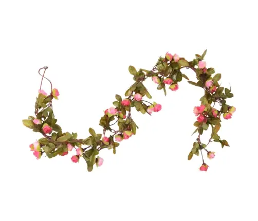 Lillepärjad 6 Tk, Roosiroosa, 215 Cm