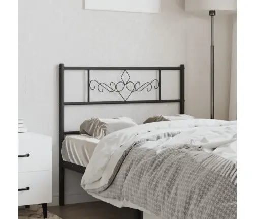 Gultas Galvgalis, Metāls, Melns, 75 Cm Vidaxl
