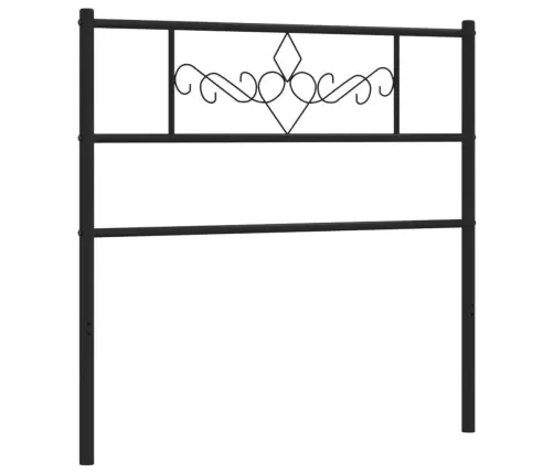 Metallist Voodipeats, Must, 90 Cm