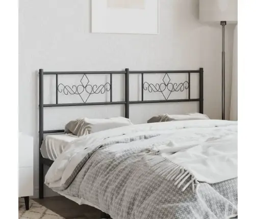 Gultas Galvgalis, Metāls, Melns, 140 Cm Vidaxl
