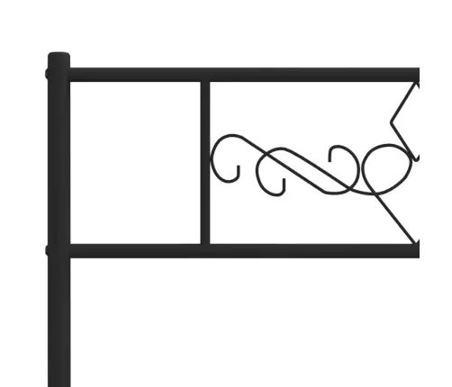 Metallist Voodipeats, Must, 200 Cm