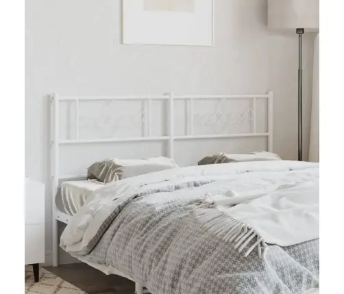 Metallist Vahetatav Voodipeats, Valge, 160 Cm