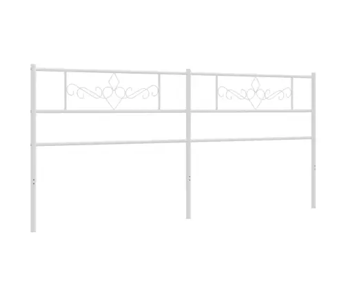 Gultas Galvgalis, Balts, 200 Cm Vidaxl