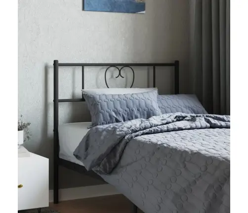 Gultas Galvgalis, Metāls, Melns, 100 Cm Vidaxl