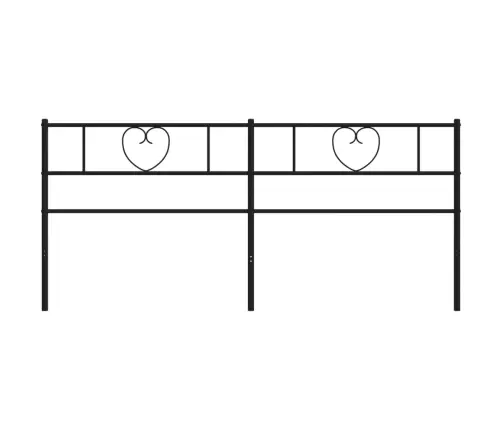 Metallist Voodipeats, Must, 200 Cm