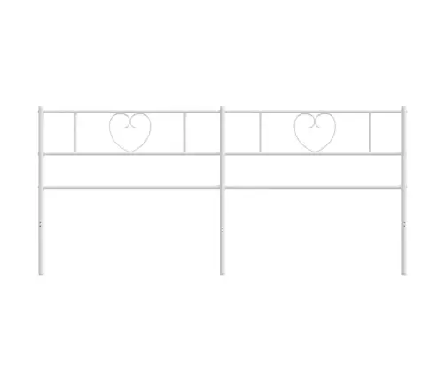 Gultas Galvgalis, Balts, 180 Cm Vidaxl