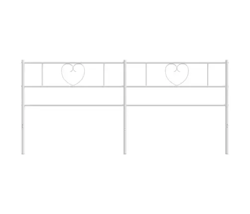 Gultas Galvgalis, Balts, 193 Cm Vidaxl