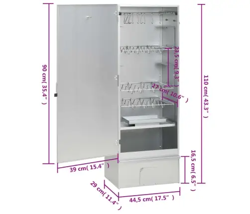 Kūpinātava Ar Aukstās Kūpināšanas Funkciju, Cinkots Tērauds Vidaxl