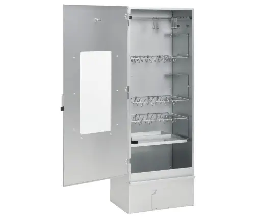 Krosnis-Rūkykla Su Šalto Rūkymo Generatoriumi, Plienas Krosnis-Rūkykla Su Šalto Rūkymo Generatoriumi, Plienas