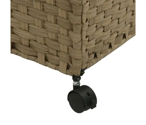 Ratastega Pesukorv, 60 X 35 X 60,5 cm Rotang