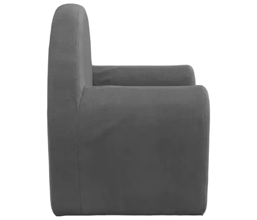 Bērnu Dīvāngulta, Antracītpelēka, Mīksts Plīšs Vidaxl