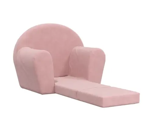 Laste Diivanvoodi, Roosa, Pehme Plüüs