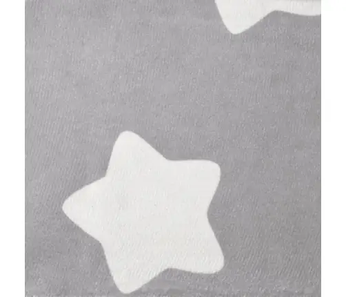 Bērnu Dīvāns, Gaiši Pelēks Ar Zvaigznēm, Mīksts Plīšs Vidaxl