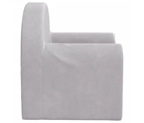 Bērnu Dīvāns, Gaiši Pelēks, Mīksts Plīšs Vidaxl