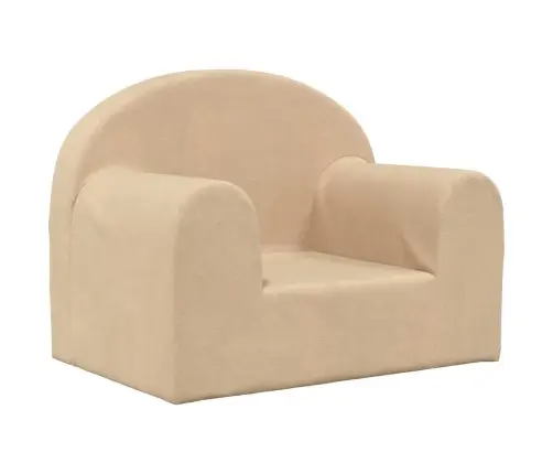 Vaikiškos Sofos Kremas, Minkštas Pliušas