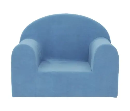 Bērnu Dīvāns, Zils, Mīksts Plīšs Vidaxl
