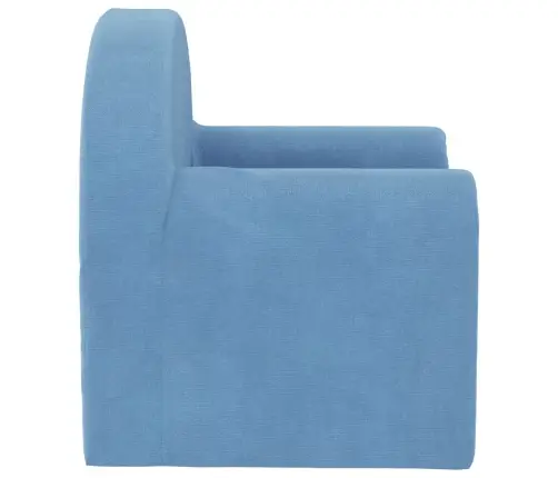 Bērnu Dīvāns, Zils, Mīksts Plīšs Vidaxl