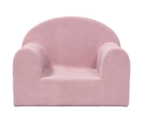 Bērnu Dīvāns, Rozā, Mīksts Plīšs Vidaxl