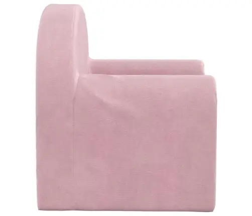 Bērnu Dīvāns, Rozā, Mīksts Plīšs Vidaxl