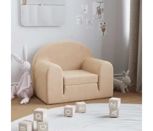 Laste Diivanvoodi, Kreemjas, Pehme Plüüs