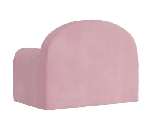 Bērnu Dīvāngulta, Rozā, Mīksts Plīšs Vidaxl