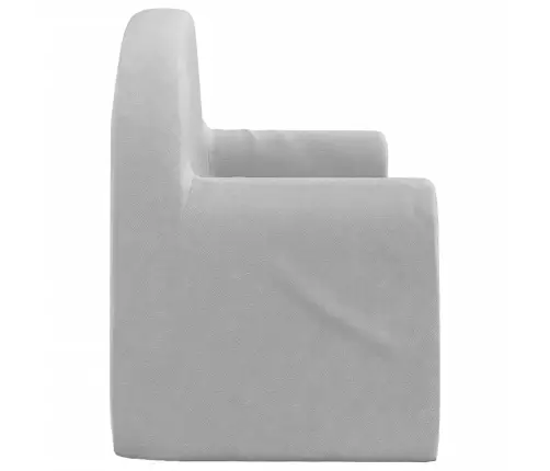 Divvietīga Bērnu Dīvāngulta, Gaiši Pelēka, Plīšs Vidaxl