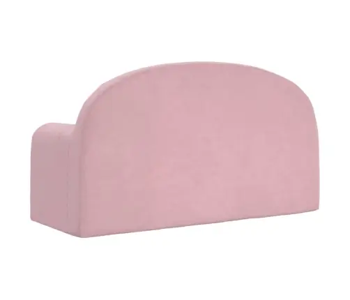 2-Kohaline Laste Diivanvoodi, Roosa, Pehme Plüüs