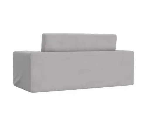 Divvietīga Bērnu Dīvāngulta, Gaiši Pelēka, Plīšs Vidaxl