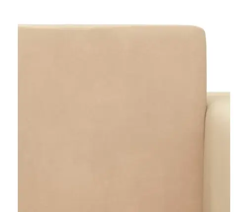 Divvietīga Bērnu Dīvāngulta, Krēmkrāsa, Mīksts Plīšs Vidaxl