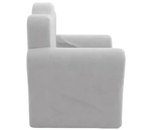 Bērnu Dīvāngulta, Gaiši Pelēka, Mīksts Plīšs Vidaxl