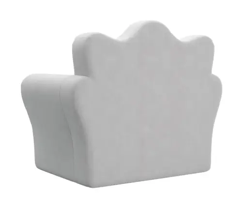 Bērnu Dīvāngulta, Gaiši Pelēka, Mīksts Plīšs Vidaxl