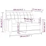 Divvietīgs Dīvāns Ar Spilveniem, Vīnsarkans, 120 Cm, Audums Vidaxl