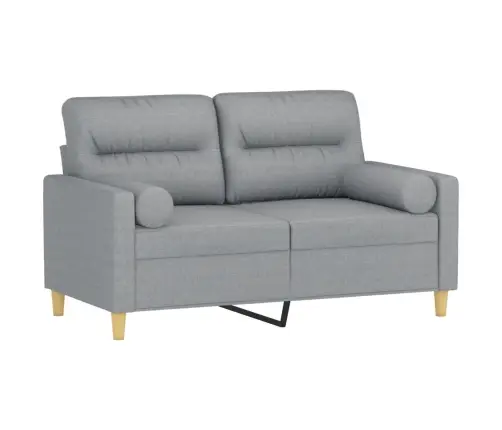 2-Kohaline Diivan Patjadega, Helehall, 120 cm Kangas