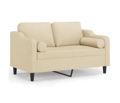 2-Kohaline Diivan Patjadega, Kreemjas, 120 cm Kangas