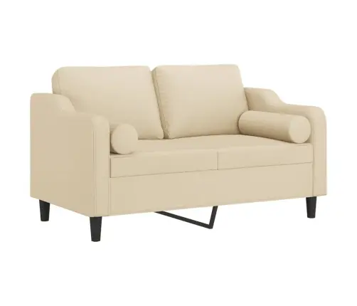 2-Kohaline Diivan Patjadega, Kreemjas, 120 cm Kangas