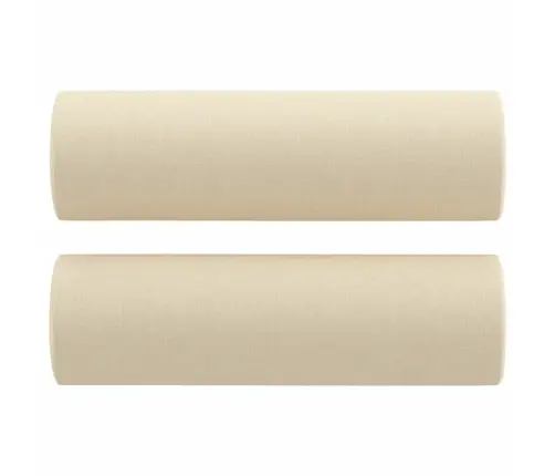 Divvietīgs Dīvāns Ar Spilveniem, Krēmkrāsas, 140 Cm, Audums Vidaxl Divvietīgs Dīvāns Ar Spilveniem, Krēmkrāsas, 140 Cm, Audums Vidaxl