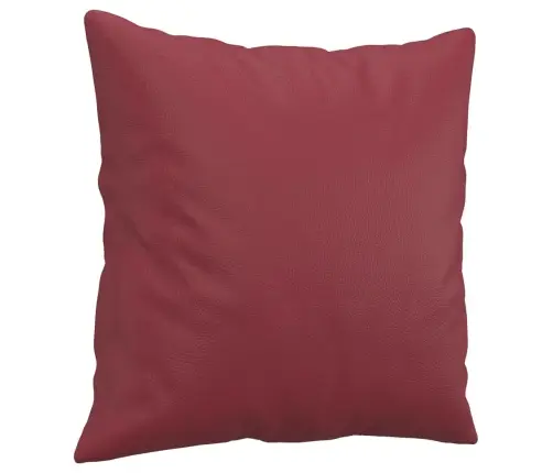 Divvietīgs Dīvāns, Spilveni, Vīnsarkans, 120 Cm, Mākslīgā Āda Vidaxl