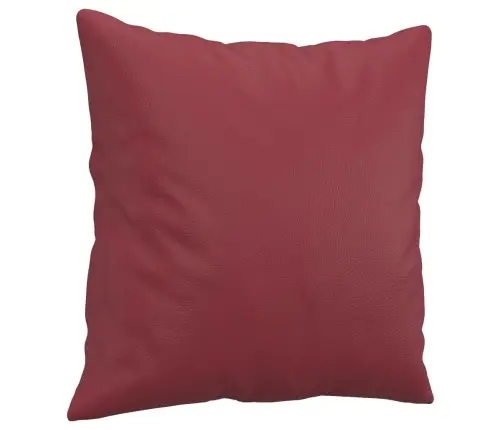 Divvietīgs Dīvāns, Spilveni, Vīnsarkans, 140 Cm, Mākslīgā Āda Vidaxl