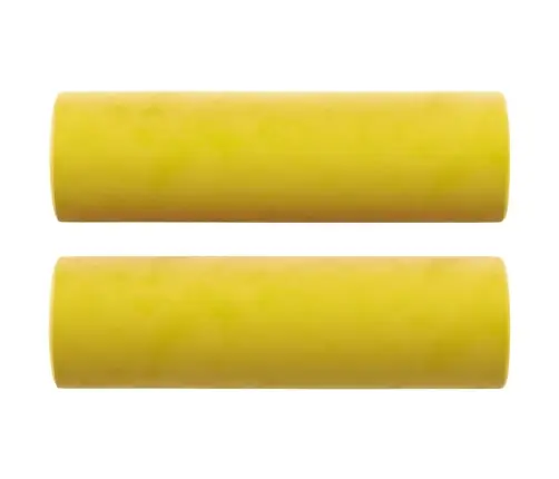 Dvivietė Sofa Su Pagalvėlėmis, Geltonos Spalvos, 120cm Aksomas