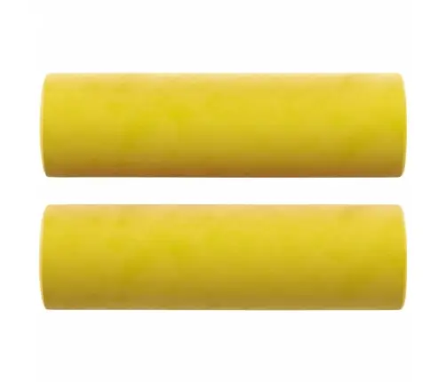 2-Kohaline Diivan Patjadega, Kollane, 140 cm Samet