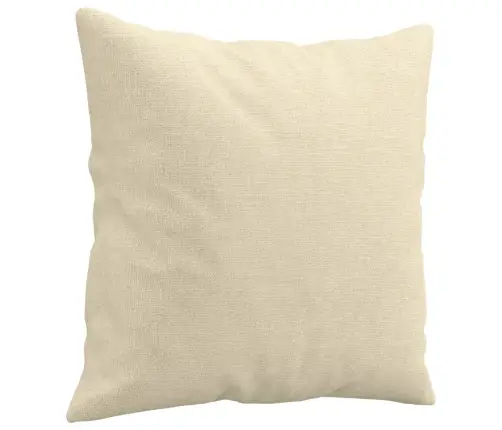 Dvivietė Sofa Su Pagalvėlėmis, Kreminės Spalvos, 120cm Audinys
