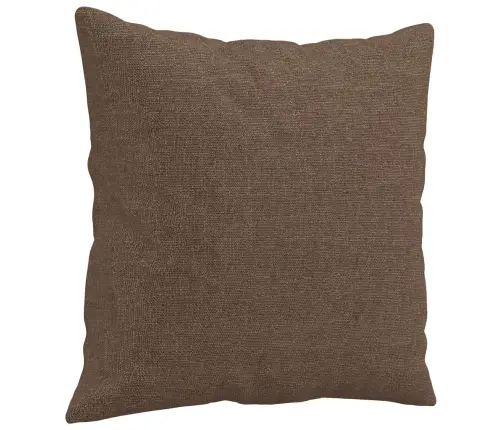 Divvietīgs Dīvāns Ar Spilveniem, Brūns, 140 Cm, Audums Vidaxl