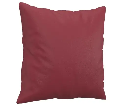 Divvietīgs Dīvāns, Spilveni, Vīnsarkans, 120 Cm, Mākslīgā Āda Vidaxl