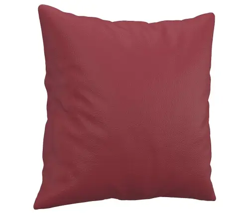 Divvietīgs Dīvāns, Spilveni, Vīnsarkans, 140 Cm, Mākslīgā Āda Vidaxl