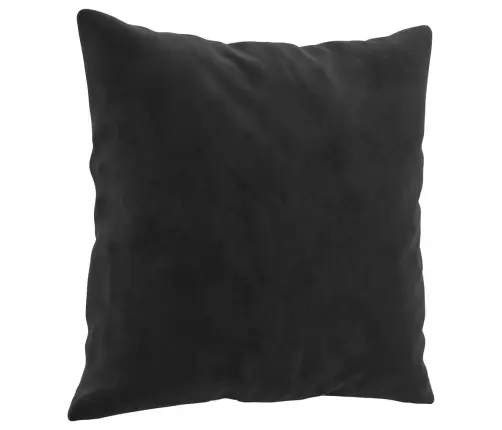 Divvietīgs Dīvāns Ar Spilveniem, Melns, 120 Cm, Samts Vidaxl Divvietīgs Dīvāns Ar Spilveniem, Melns, 120 Cm, Samts Vidaxl