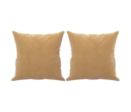 Divvietīgs Dīvāns Ar Spilveniem, Brūns, 120 Cm, Samts Vidaxl